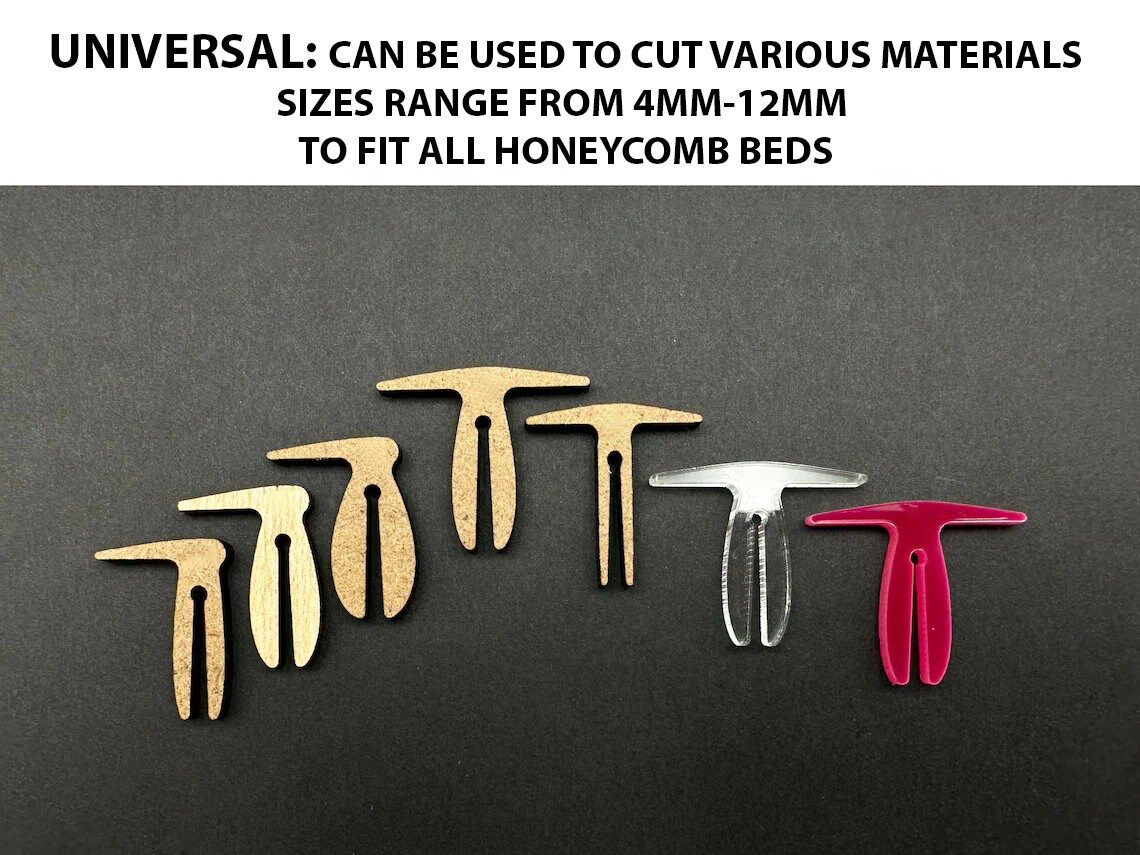 Bed Pin Size Test Tool, Laser Hold Down Pins, Crumb Tray Pins