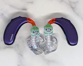 Cartoon toad Hearing aid/cochlear charm