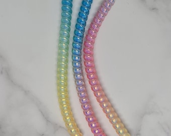 Rainbow Ombre Hearing aid tube or Cochlear implant wire coils