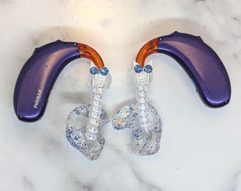 Owl hearing aid/cochlear implant charms