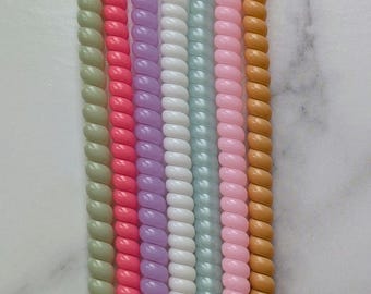 Pastel Colours Hearing aid tube and Cochlear implant wire coils