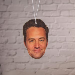 Matthew Perry Car Air Freshener, Friends Air Freshener, Novelty Present Car Accessories Gift For Her Him Christmas Birthday Actor Chandler