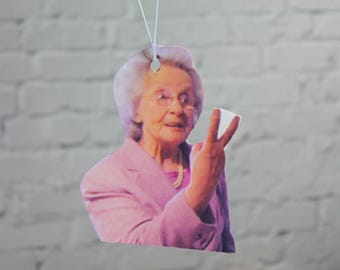 Doris Car Air Freshener, Gavin and Stacey Air Freshener, Novelty Present Car Accessories Gift For Her Him Christmas Birthday Funny Comedy