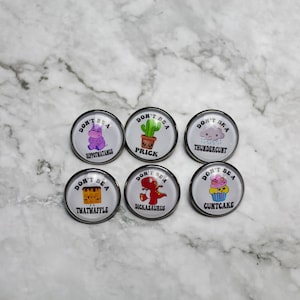 Funny Pin Badge, Pun Badge, Brooch Button Badge Accessory Jewellery Gift Present Novelty Bag Shirt Sarcastic Novelty Rude NSFW Swearing Food