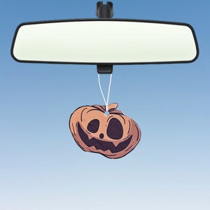 Pompoen Luchtverfrisser Halloween Auto Luchtverfrisser Griezelig Seizoen Monster Auto Geur Geur Cadeau Eng Cartoon Schattig Nieuwigheid Luchtverfrisser