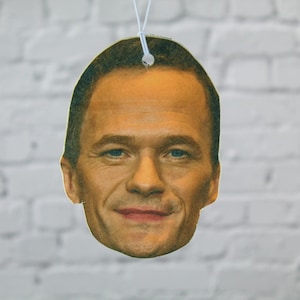 Neil Patrick Harris Car Air Freshener, How I met your mother Air Freshener, Novelty Present Car Accessories Gift For Her Him Glee Count Olaf