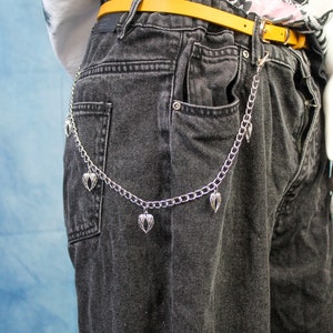 Angel Wings Jean Chain, Accessories, Hip Hop, Street Fashion, Belt Chain, Wallet Chain, Punk, Rock, Alternative, Belt Chain, Pants Chain