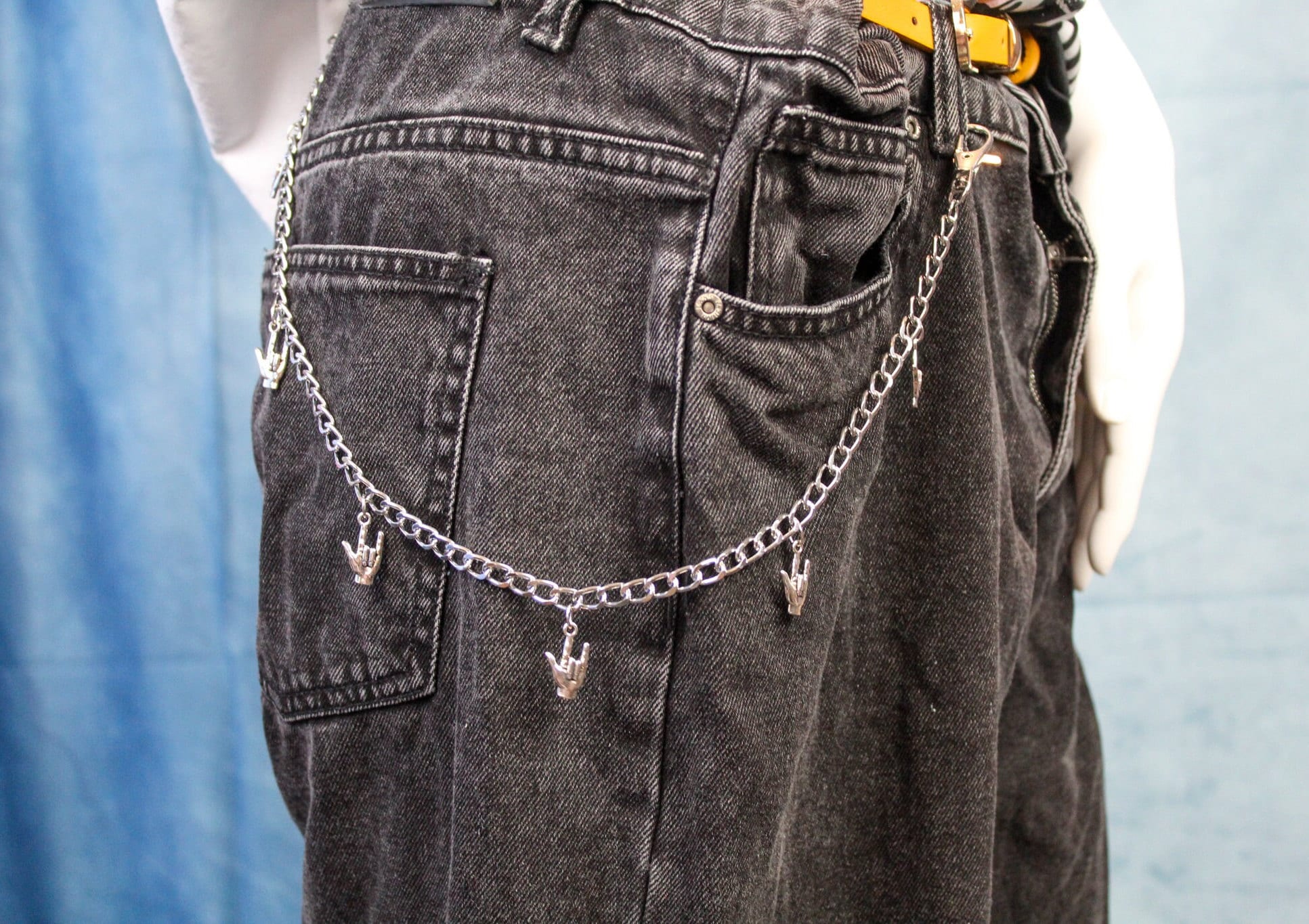Rock Fingers Jean Chain, Accessories, Hip Hop, Street Rock Fingers Jean Chain, Accessories, Hip Hop, Street