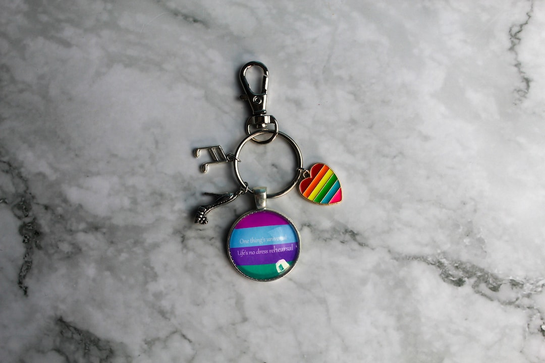 Prom Keychains The Prom Bag Charm, Musical Keyring, Theatre Keychain Stage Bag Charm ...