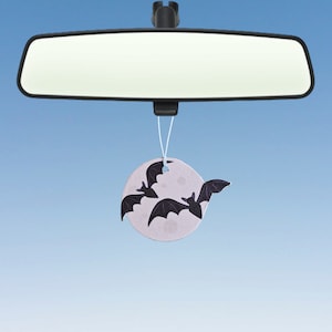 Maan Luchtverfrisser Halloween Auto Luchtverfrisser Griezelig Seizoen Vleermuizen Auto Geur Geur Cadeau Eng Cartoon Schattig Nieuwigheid Luchtverfrisser Vamp