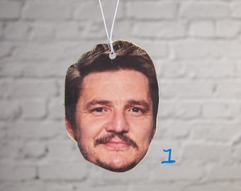 Pedro Pascal Car Air Freshener, TLOUS Air Freshener, Novelty Present Car Accessories Gift For Her Him Christmas Birthday Actor Funny Joel