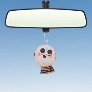 Ghost Crystal Ball Luchtverfrisser Halloween Auto Luchtverfrisser Griezelig Seizoen Auto Geur Geur Cadeau Eng Cartoon Schattig Nieuwigheid Luchtverfrisser