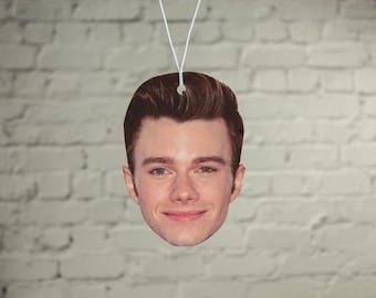 Ambientador para coche Chris Colfer, ambientador Glee, regalo novedoso, accesorio para coche, regalo para ella, él, Navidad, cumpleaños, actor Kurt Hummel