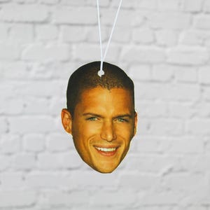 Deodorante per auto Prison Break, deodorante per auto Michael Scofield, regalo originale per accessori auto per lei e lui, borsa a tracolla Lincoln Burrows