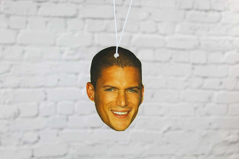 Ambientador para coche Prison Break, ambientador Michael Scofield, regalo novedoso para ella y él, bolsa de Lincoln Burrows. imagen 1