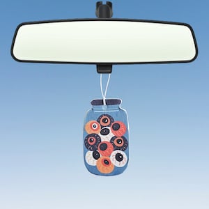 Jar Of Eyeballs Luchtverfrisser Halloween Auto Luchtverfrisser Griezelig Seizoen Auto Geur Geur Cadeau Eng Cartoon Schattig Nieuwigheid Luchtverfrisser