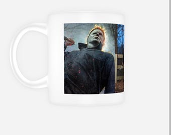 Michael Myers Mug, Halloween Mug, Murder Mug, Horror Mug, TV Mug Gift for her for him Sister Friend Tea Mug Coffee Mug Spooky Scary Laurie
