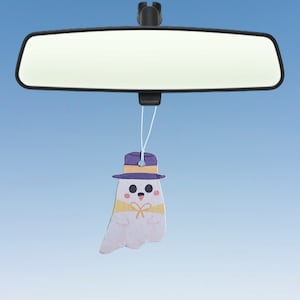 Odświeżacz powietrza Ghost Halloween Odświeżacz powietrza do samochodu Upiorny sezon Potwór Zapach samochodowy Zapach Prezent Straszny Kreskówka Słodki Nowość Odświeżacz powietrza
