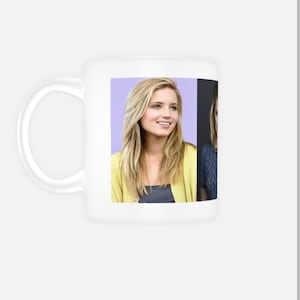 Dianna Agron Mug, Quinn Fabray Mug, Glee Mug, Gleek Mug, TV Mug Gift for her for him Sister Friend Tea Mug Coffee Mug Singer Musical