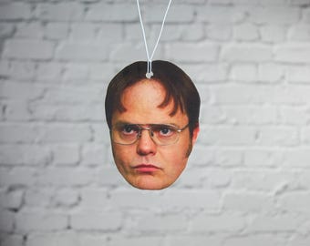 The Office Car Air Freshener, Michael Scott Air Freshener, Novelty Present Car Accessories Gift For Her Him Dwight Schrute Jim Halpert