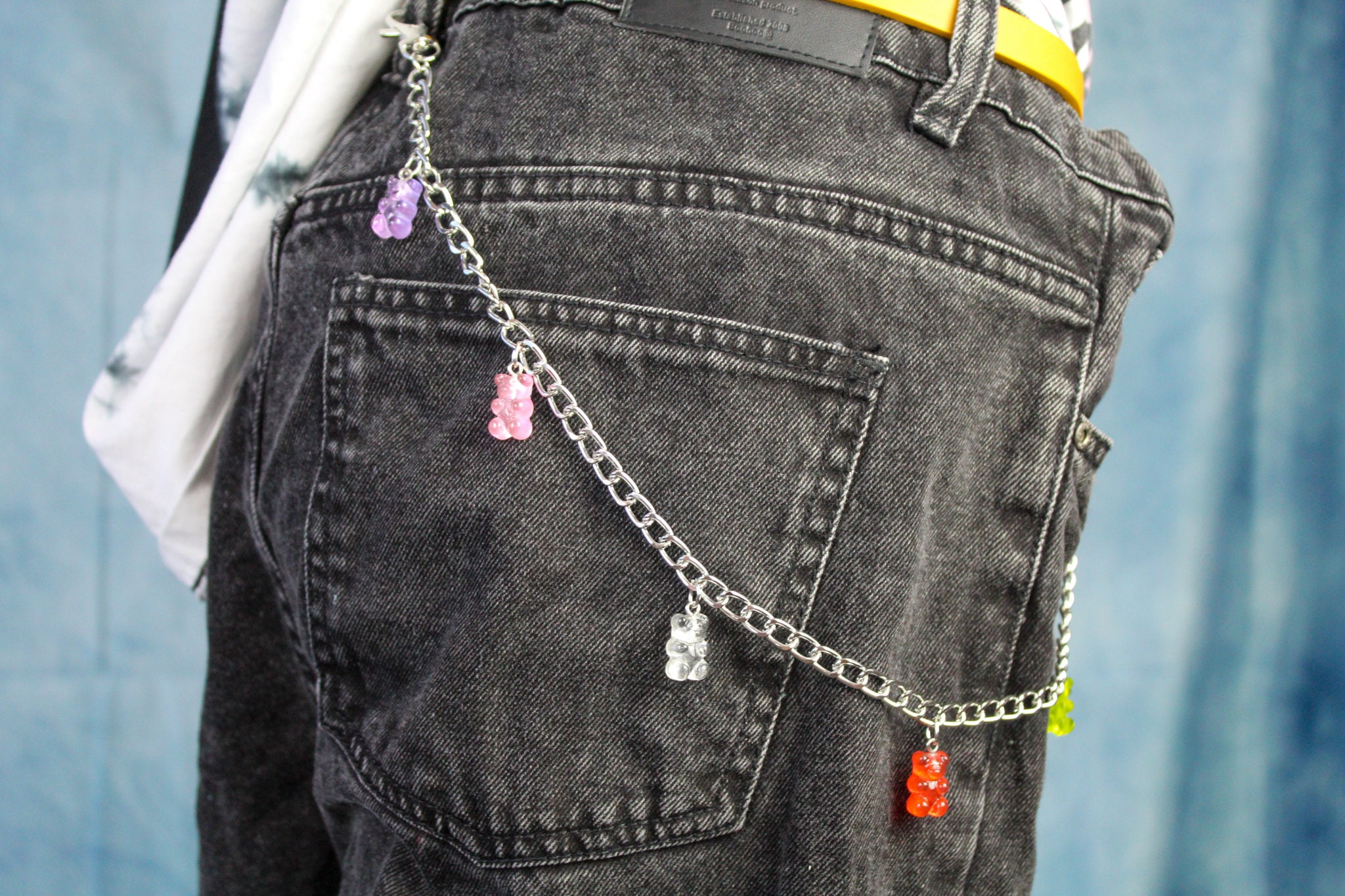 Gummy Bear Jean Chain, Accessories, Hip Hop, Street Fashion Gummy Bear Jean Chain, Accessories, Hip Hop, Street Fashion