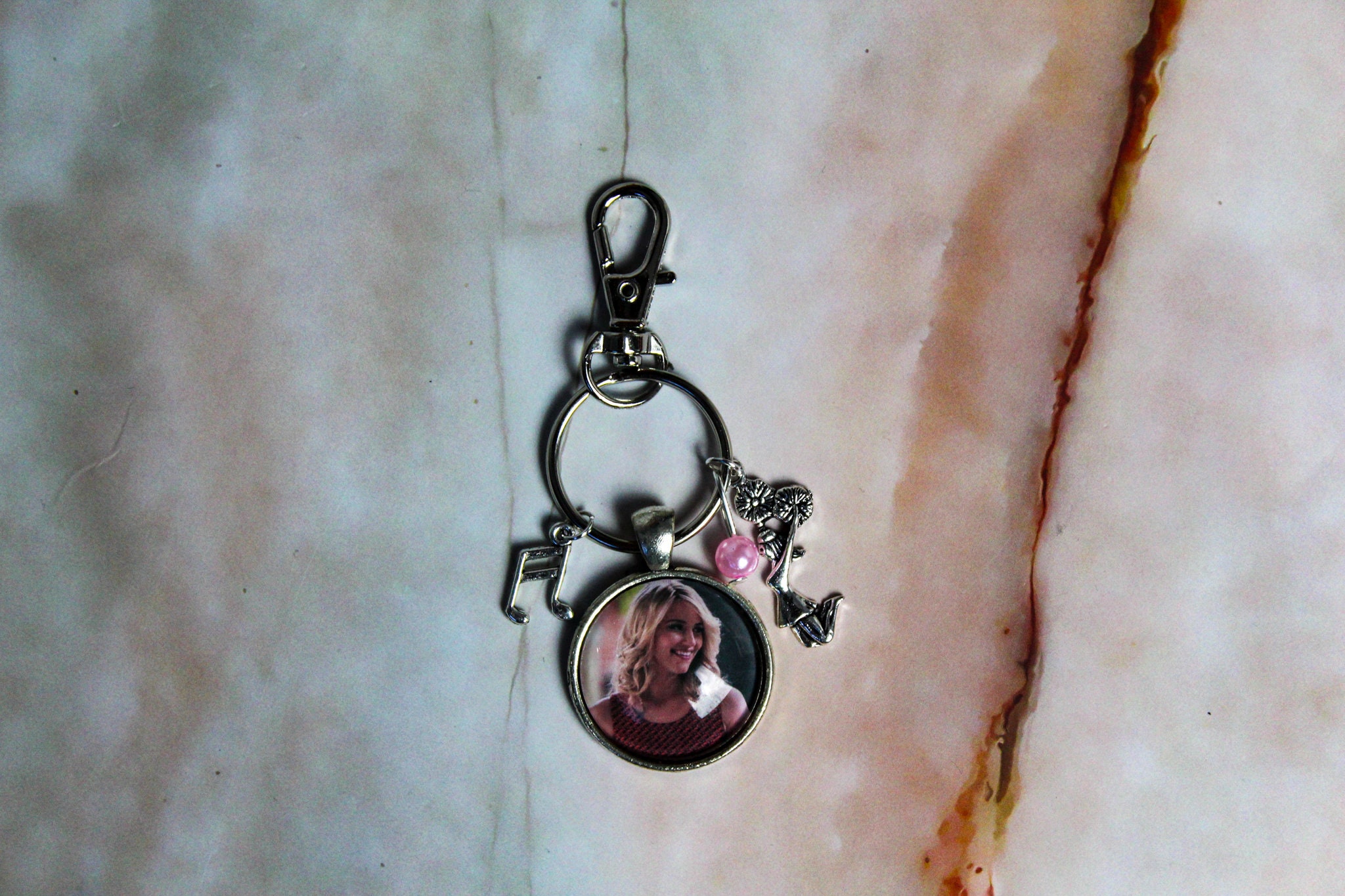 Quinn Fabray Bag Charm, Glee Keyring, Diana Agron Keychain, Gleek Bag ...