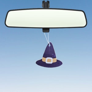 Witch Hat Air Freshener Halloween Car Air Freshener Spooky Season Spell Car Scent Smell Fragrance Gift Scary Cartoon Cute Novelty Freshener
