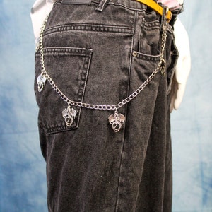 Drachen Jeanskette, Accessoires, Hip Hop, Street Fashion, Gürtel Kette, Geldbörsen Kette, Punk, Goth, Rock, Alternative, Gürtel Kette, Hosen Kette,