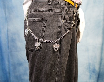 Dragon Jean Chain, Accessories, Hip Hop, Street Fashion, Belt Chain, Wallet Chain, Punk, Goth, Rock, Alternative, Belt Chain, Pants Chain,