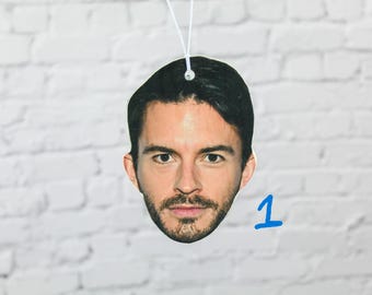 Désodorisant pour voiture Jonathan Bailey, assainisseur d'air méchant, cadeau de nouveauté accessoires de voiture cadeau pour elle lui Fiyero musical défiant la gravité