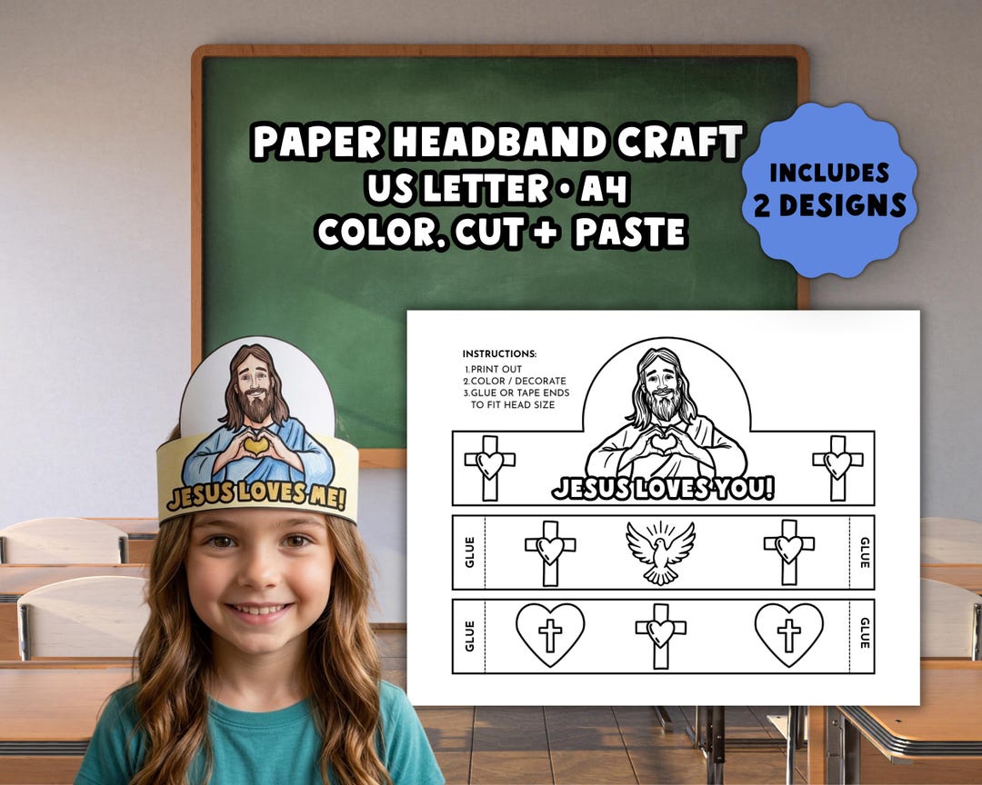 Jesus Loves Me Sunday School Craft: Jesus Loves You Bible Study Craft ...