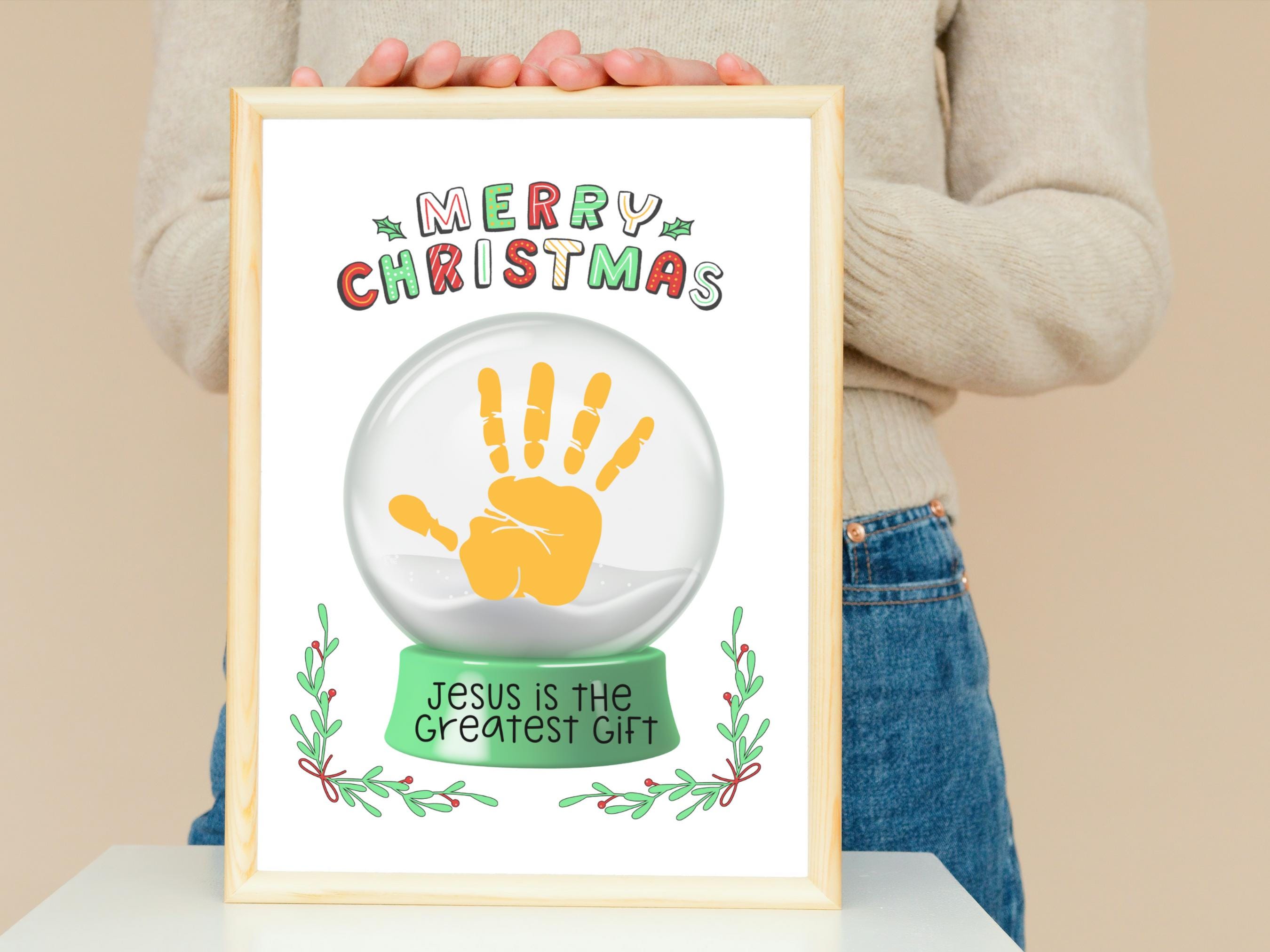 Sunday School Christmas Handprint Craft: Jesus is the Greatest Gift ...