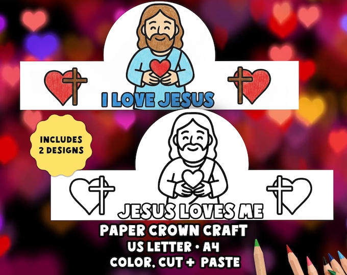 Jesus Loves Me Coloring Wheel, Printable Valentines Bible Activity ...