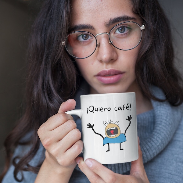 Quiero café Ceramic Mug 11oz