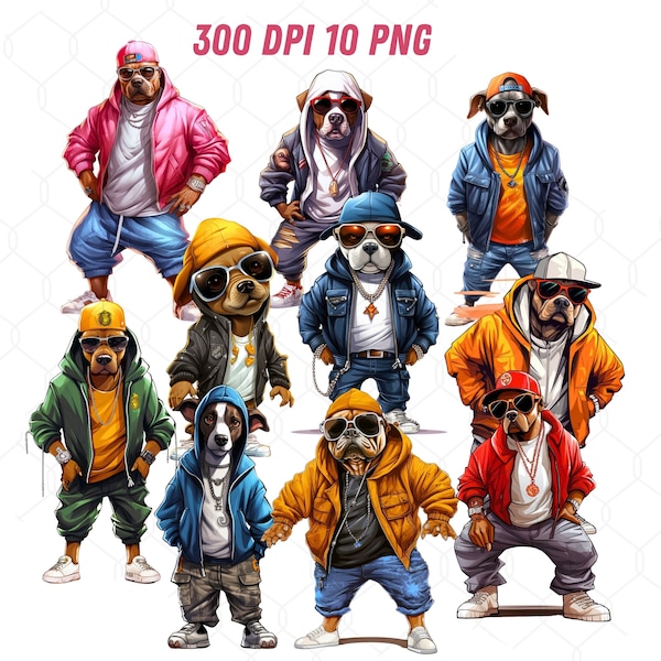 Hip Hop Cool Dogs Sublimation Clipart png, t-shirt designs, sublimate designs,urban design, hip hop png,urban style,dtf designs, dtf png,