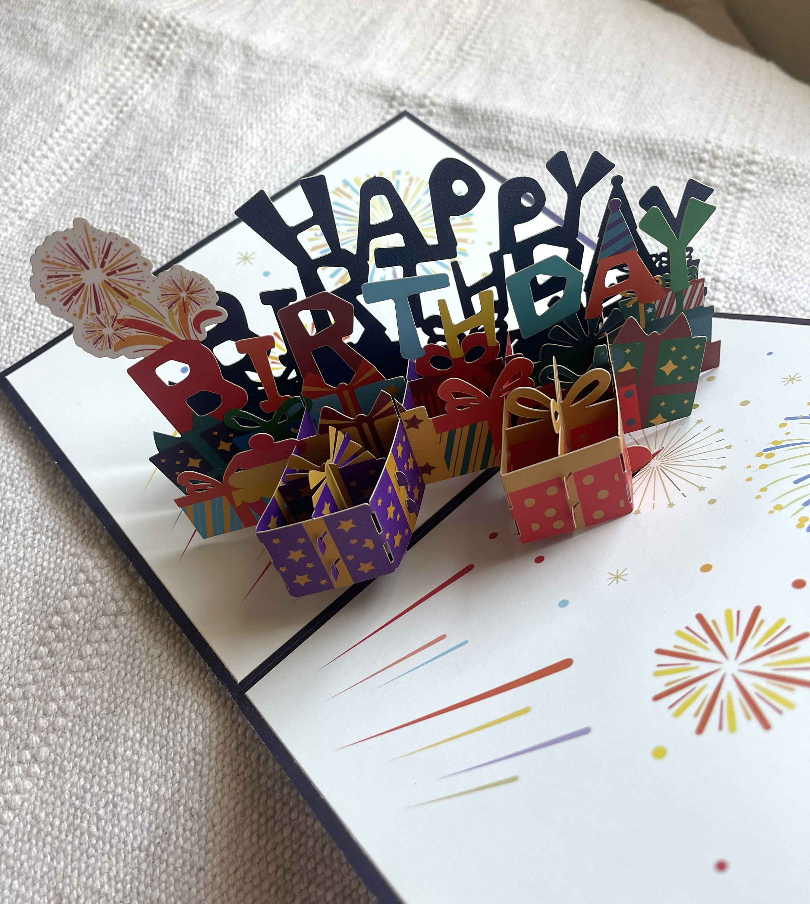 Happy Birthday 3D Pop up Gift Cards - Unisex - Pop up Card for Girls ...