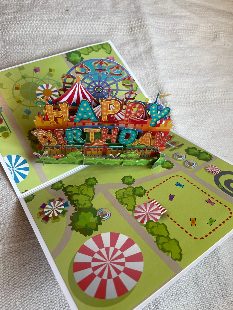 Happy Birthday 3D Pop up Gift Cards - Unisex - Pop up Card for Girls ...