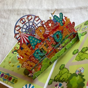 Happy Birthday 3D Pop Up Geschenkkarten - Unisex - Pop Up Karte für Mädchen und Jungen