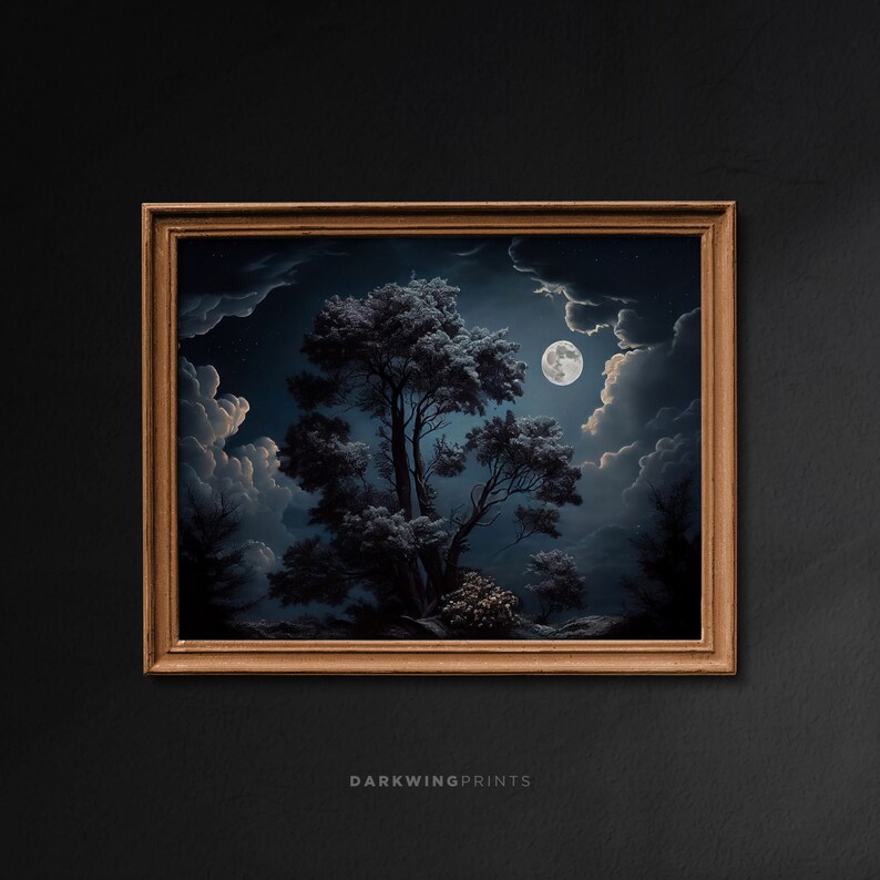 Dark Academia Gallery Wall Print Set of 9, Vintage Moody Art, Dark ...