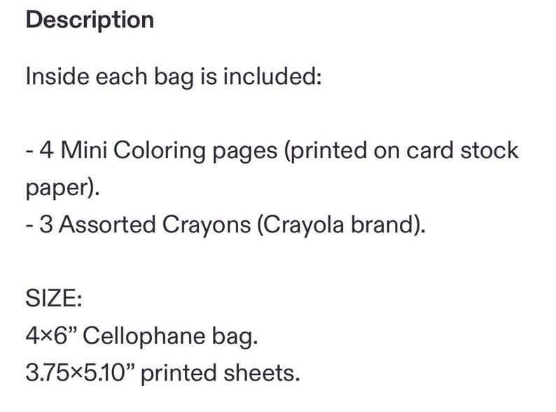 Dibujos para colorear y crayones inspirados en La Sirenita - 1 bolsa (1 niño) - Recuerdos de fiesta de la Princesa Ariel - Fiesta temática de la Princesa Ariel imagen 5