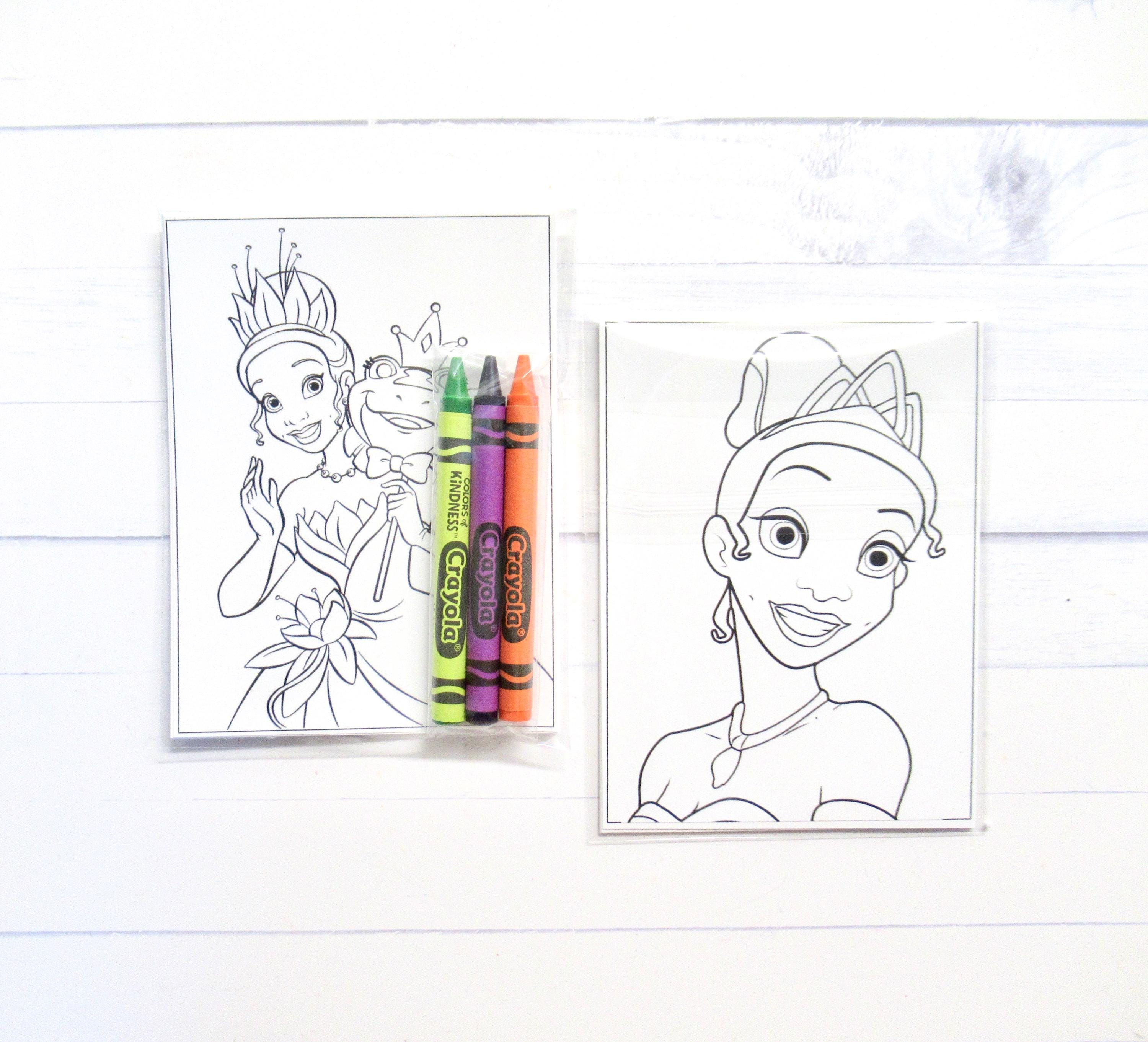 Princess And The Frog Party Favors - 24 Pack Coloring Sets With Stickers & Mini Books