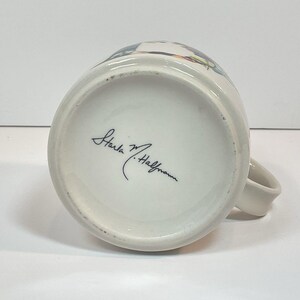 Anthropologie “B” Initial Mug By Starla M. Halfmann Floral Monogram 12oz image 6