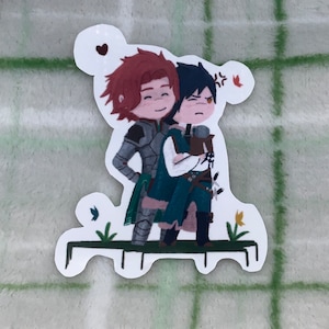 Fire Emblem Three Houses Felix and Sylvain Sticker