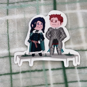 Fire Emblem Three Houses Rodrigue und Mathias Sticker