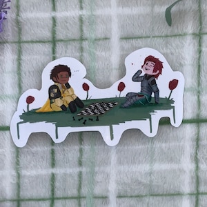 Fire Emblem Three Houses Claude and Sylvain sticker