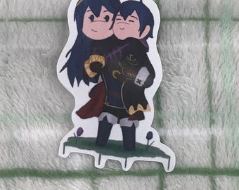Lucina and Morgan sibling sticker fire emblem awakening