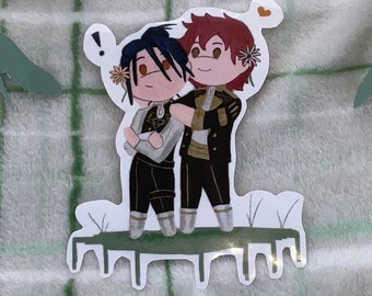 Fire Emblem Three Houses Felix and Sylvain Academy Sticker