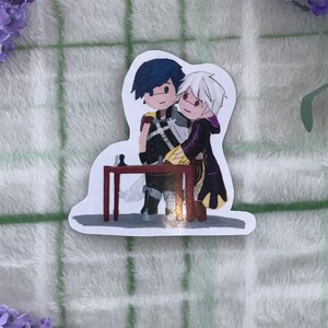 Chrom and M! Robin sticker fire emblem awakening