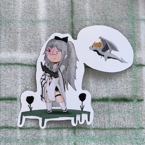 Drakengard 3 Intoner Zero and Mikhail Sticker