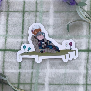 Ashe and Dedue Fire Emblem Three Houses Sticker